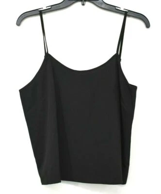 Camiseta sin mangas Nanette Lepore negra con tirantes de espagueti ajustables cuello redondo M Foto 1 de 4