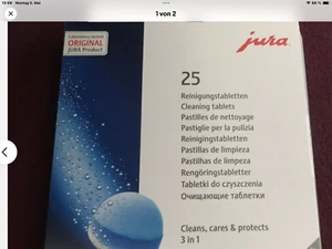 JURA Reinigungstabletten 62535 3-Phasen 25 Stück - Bild 1 von 2