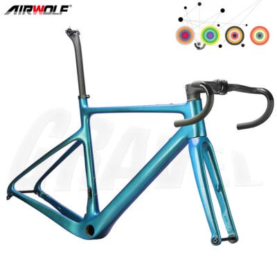 AIRWOLF R068 Gravel Frame Carbon Road Bike Frameset Lightweight Cyclocross Bike - Image 1 of 4