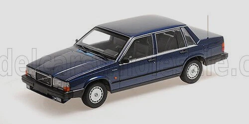 wonderful MINICHAMPS-modelcar  VOLVO 740GL SALOON  1986 - darkblue - 1/18 - Image 1 of 1