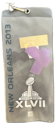 2013 NFL Super Bowl XLVII Cordón de Cuello Ravens Vs. 49ers, Nueva Orleans  Foto 1 de 4