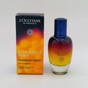 L'Occitane Immortelle Reset Overnight Oil-in-Serum Glowing / 50ml *NEW IN BOX* - Picture 1 of 3