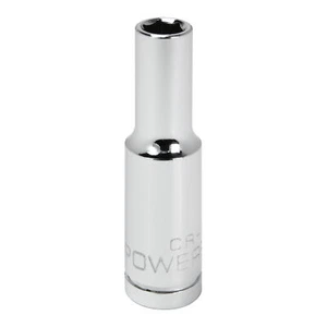 Powerbuilt 3/8 Inch Drive 5/16 Inch 6 Point Deep Socket - 648215 - Picture 1 of 5
