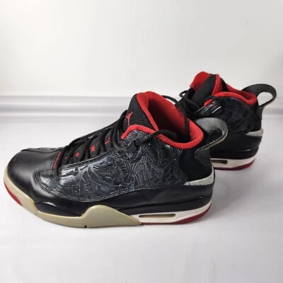 Tênis de basquete esportivo Jordan Dub Zero masculino 11 preto vermelho 311046-013 - Imagem 1 de 4