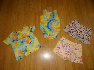 Lote de ropa para bebés niñas de 0-3 meses **Tie Dye y otros** NUEVO CON ETIQUETAS Y NUEVO SIN ETIQUETAS - Imagen 1 de 2