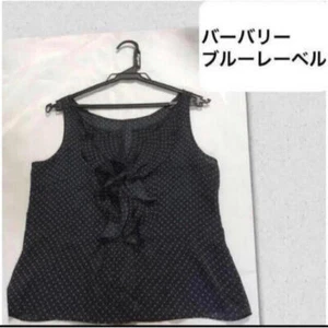 Burberry Blue Label Sleeveless Polka dot pattern Tops Blouse SizeS - Picture 1 of 3
