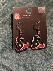 Houston Texans Dangle Earrings Set Wincraft - Picture 1 of 2