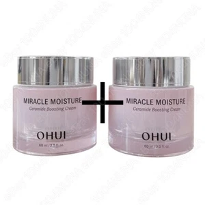 OHUI Miracle Moisture Ceramide Boosting Cream 60ml 2ea Dry Face Korean Skin Care - Picture 1 of 1