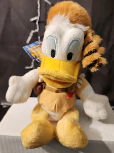 Walt Disney World Frontier Donald Duck plush bean bag 9" - Picture 1 of 9