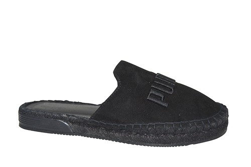 Puma X Fenty By Rihanna Espadrille Slip On Vacanza Scarpe Piatto Nero 36768501