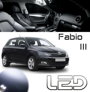 Für Skoda Fabia 3 - 7 Glühbirnen LED Beleuchtung Innenraum Deckenleuchte - Bild 1 von 5