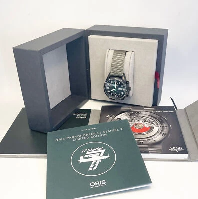 Oris Propilot Paradropper LT Temporada 7 Edição Limitada Relógio com Caixa e Manual - Imagem 1 de 4