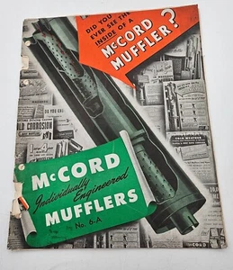 Silenciadores McCord 1947 de Colección Ingeniería Individual Nº 6-A Catálogo + Suplemento - Imagen 1 de 11