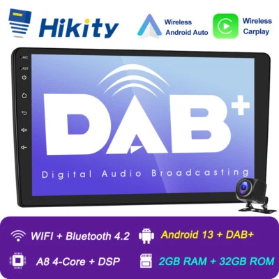 10,1" Android 15 Autoradio 2 DIN Carplay GPS Navi Bluetooth WiFi USB DAB+ Kamera - Bild 1 von 4