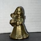 Vintage Christmas Angel Candle Holders, Brass cast 2.5 inch high