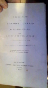 Humphry Clinker Published 1836 - Picture 1 of 5