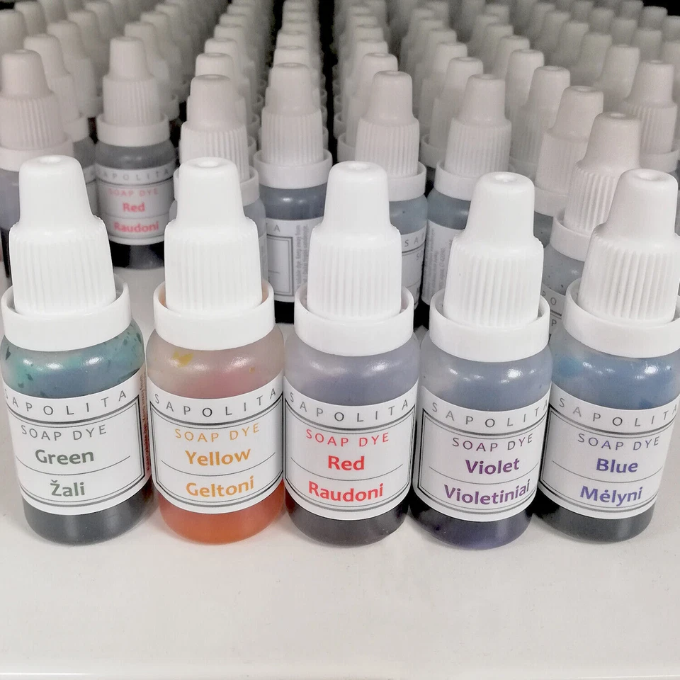 Seifenfarbe 10 ml – Konzentrierte Farbstoffe auf Wasserbasis für die... - Bild 1 von 1