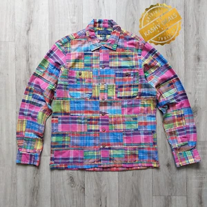 Polo Ralph Lauren Classic Fit Patchwork Madras Workshirt Hemd - Multi - Bild 1 von 24