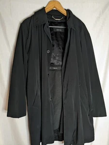 CLAIBORNE Mens Winter Dress Coat Removable Liner Sold Black Size 40L - Picture 1 of 11