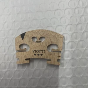Puente para violín Viotti 4/4: grado más fino arce macizo precortado y pre-F S40 - Imagen 1 de 6