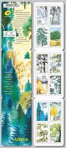 france 2018 booklet trees arbres alboreto Baum árbol boom Baobab Ginkgo 12v mnh - Picture 1 of 1