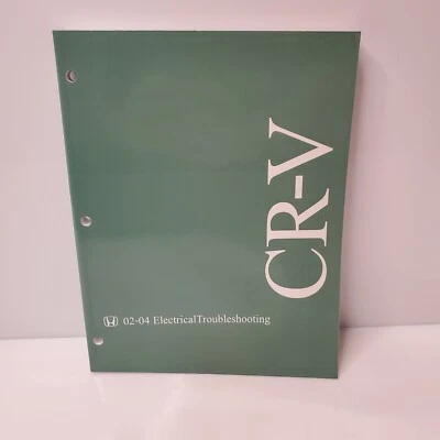 Vintage 02-04 Honda CR-V Solução de Problemas Elétrica Manual de Reparo Livro HTF - Imagem 1 de 3