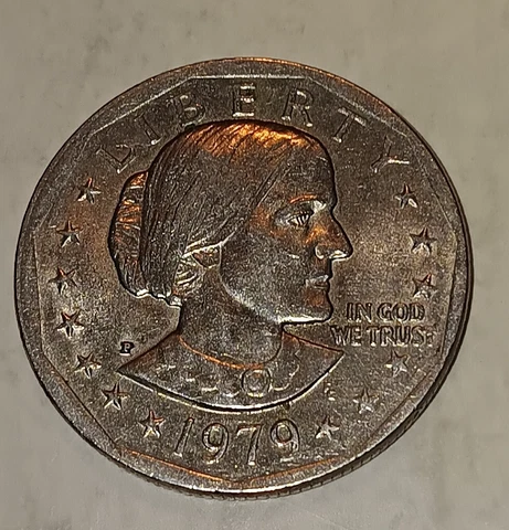 Susan B Anthony Liberty 1979 P - FG - Frank Gasparro RARE  One Dollar U.S. Coin Cover