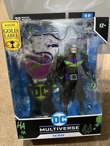 Mcfarlane DC Multiverse White Knight Jokerized Batman Gold Label. - Bild 1 von 2