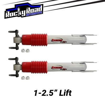 Rancho Front Shocks (2) for 11-23 Chevy Silverado GMC Sierra 2500/3500HD 1-2.5” - Image 1 of 4