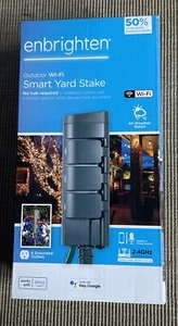 Outdoor 6-Outlet Power Strip WiFi Smart Yard Stake by Enbrighten Brand New NIB - Picture 1 of 6