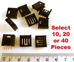 Excon 254704WV203 4-Wege 2,54 mm Steigung PCB Halterung verhüllter Stecker MBA012A - Bild 1 von 2