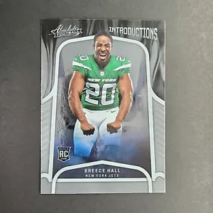 2022 Panini Absolute Breece Hall Rookie INT-12 Introductions New York Jets RC - Picture 1 of 4