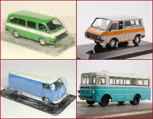 1:43 RAF Latvia Bus 976 2203 2204 electric ErAZ 962B pick-up russian USSR URSS - Bild 1 von 18