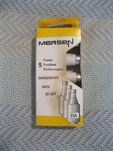 Gould Ferraz Shawmut Mersen X212540 - DIIG50V25 - 500V 25A gL/gG - TOTALMENTE NUEVO - Imagen 1 de 2