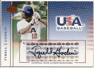 TYRELL GODWIN 2004 Upper Deck USA Baseball ALUMNI SIGNATURES AUTO x/360 #TG - Picture 1 of 1