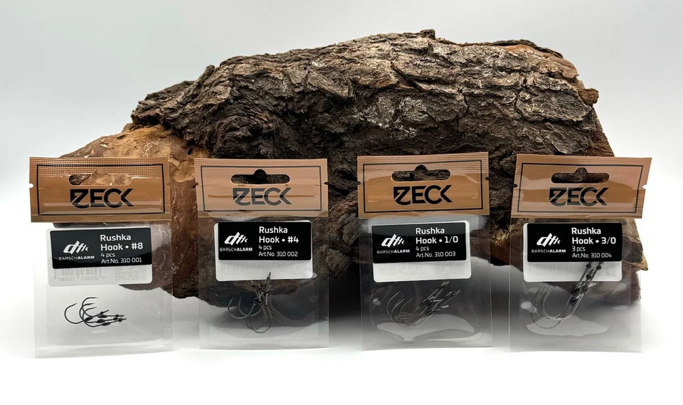 Zeck BA Rushka Hook Gr. 8 4 1/0 3/0 Haken für Chatter / Spinner Rushka Dropshot