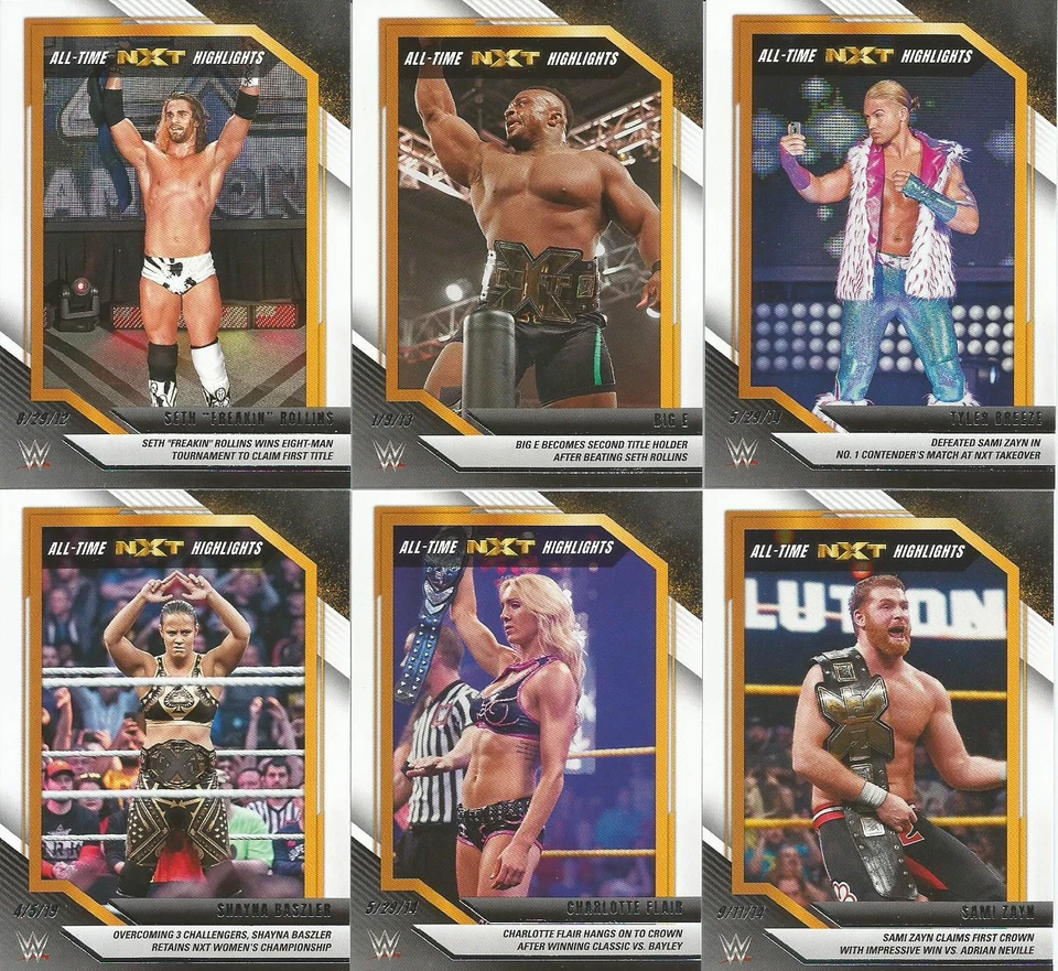 2022 WWE NXT 2.0 All Time Highlights inserts PICK YOUR CARD  Panini Wrestling - Image 1 of 1
