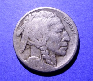 1917-S Buffalo Nickel   Fine - Picture 1 of 2