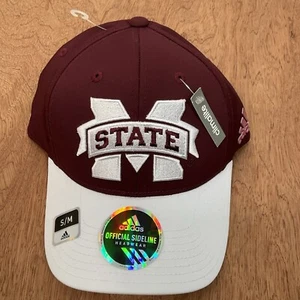 Mississippi State Bulldogs KAPPE MÜTZE Small/Medium nicht verstellbar NCAA Adidas - neu - Bild 1 von 10
