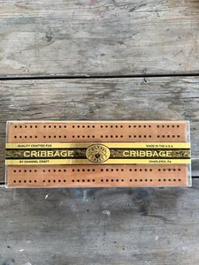 NEW Vintage Cribbage Board By Channel Craft USA - Picture 1 of 5