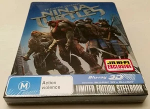 *CHIP* Teenage Mutant Ninja Turtles 3D STEELBOOK (Blu-ray Australia) REGION FREE - Picture 1 of 9