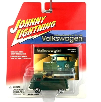 Литой под давлением пикап Volkswagen VW тип 2 1966 66 Johnny Lightning 1:64 *дефект - Изображение 1 из 4