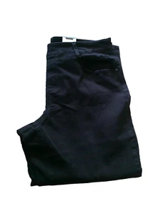 Women's Size XL 16/18 Black Pull On Jeans Pockets Relax Fit Stretch New - Picture 1 of 1