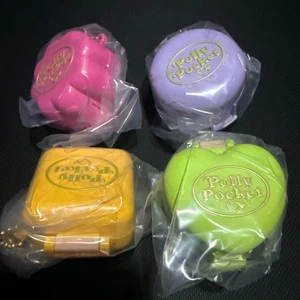 Polly Pocket Miniatur Charm 2 Komplettes Set 4 Japan Kapsel Spielzeug Neu - Bild 1 von 2