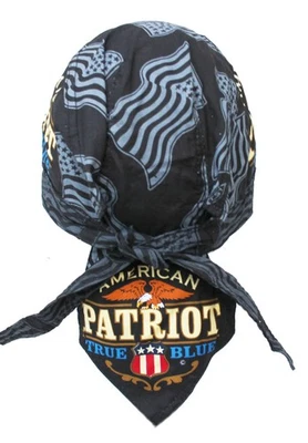All American Vietnam Veteran USA Flag Skull Cap  Patriotic Bandana - Image 1 of 3