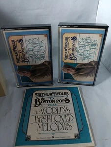 Arthur Fiedler & The Boston Pops Reader's Digest Muzic Program Notes  2 Cassette - Picture 1 of 5