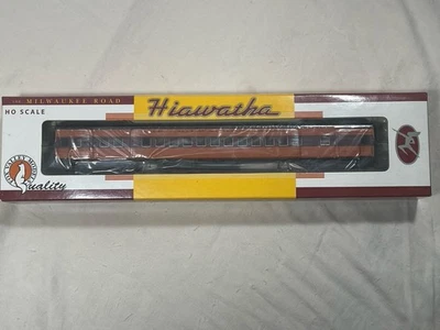 Fox Valley Hiawatha HO Milwaukee Road Coach #4435 Maroon Black NOS Never Handled - Image 1 of 4