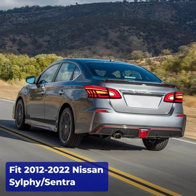 LED Tail Lights for Nissan Sentra Sylphy 2012-2022 Smoke Rear Lamps Assembly - Изображение 1 из 4