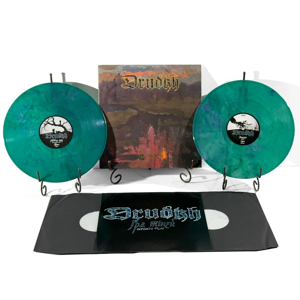 DRUDKH Shadow Play Gatefold Double LP Green Purple Marbled Vinyl *CORNER DING - Image 1 of 4