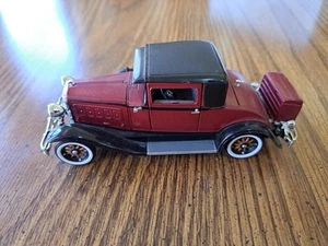 4I SIGNATURE 1930 HUDSON COUPE - BURGUNDY, 1/32 SCALE, DIECAST, - Picture 1 of 5